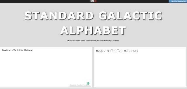 lingojam - traducteur de langage de table enchanteur minecraft - en ligne