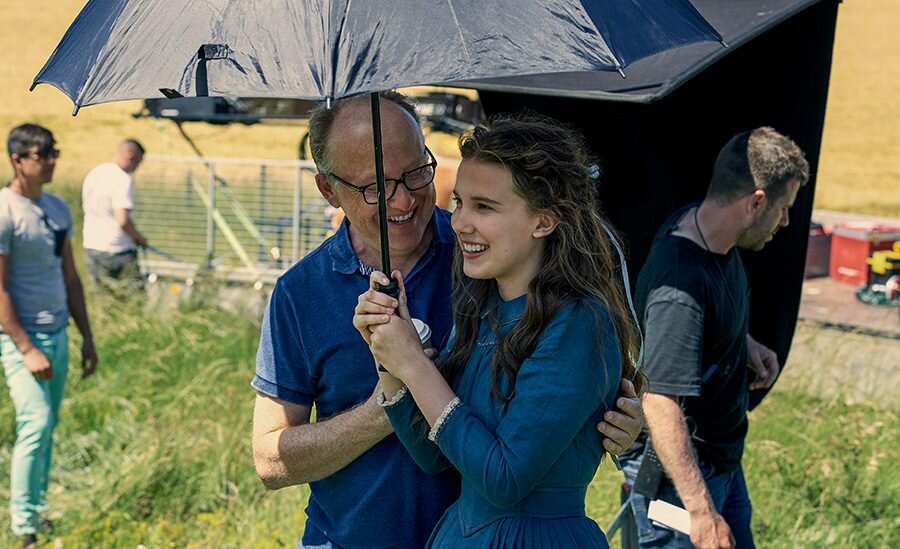 tournage sur enola holmes
