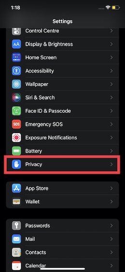 Comment gérer la confidentialité par application sur iPhone