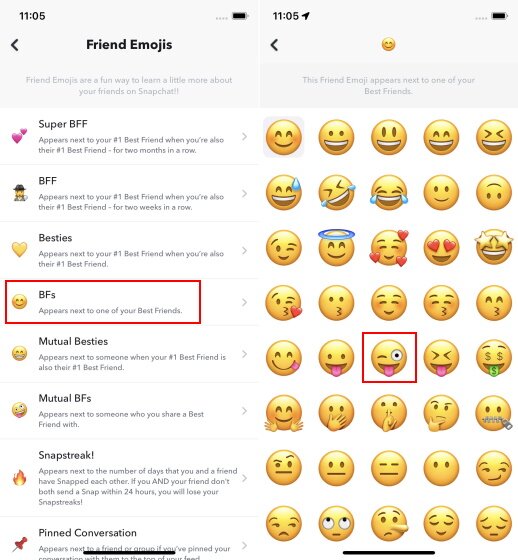 changer emoji snapchat - iphone 3