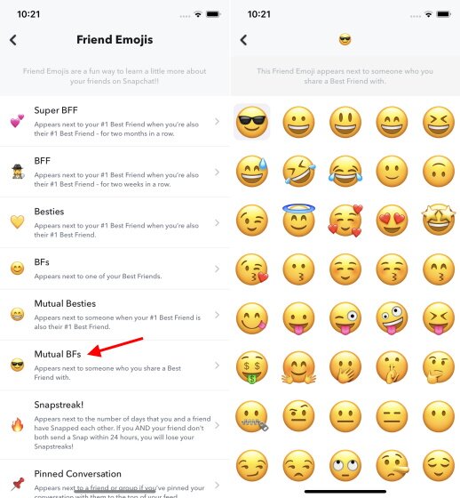 changer emoji snapchat