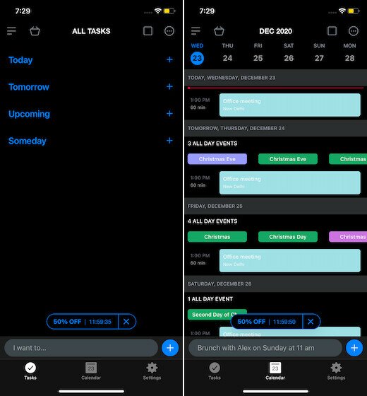 Application de rappel Any.do pour iPhone et iPad