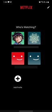 ouvrir n'importe quel profil sur l'application mobile netflix