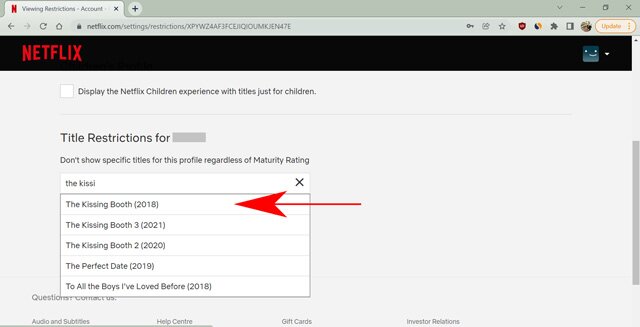 Comment bloquer des émissions et des films sur Netflix