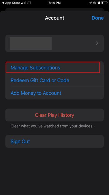gérer l'abonnement Apple TV+ sur iPhone