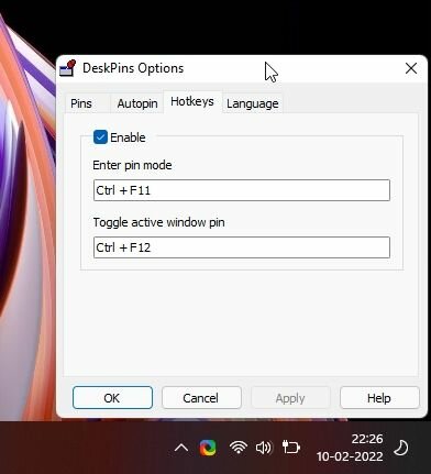 bureaupins windows 11