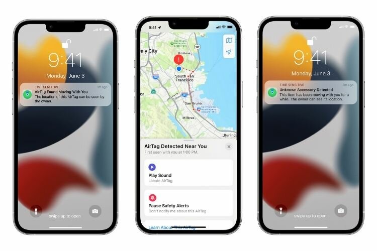 Apple AirTag a trouvé des améliorations en mouvement avec vous