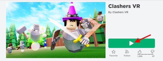 clashers VR oculus quête 2