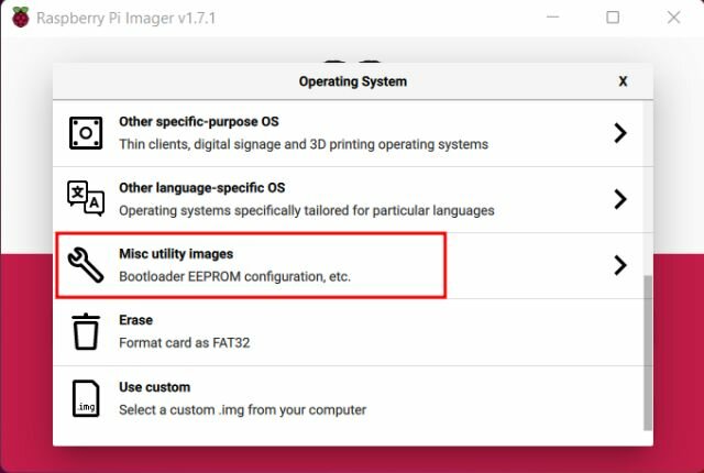 Mettez à jour le chargeur de démarrage Raspberry Pi vers la nouvelle version bêta