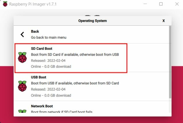 Mettez à jour le chargeur de démarrage Raspberry Pi vers la nouvelle version bêta