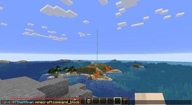 Commande de bloc de commande Minecraft