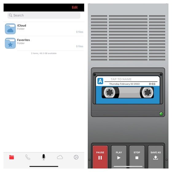 Enregistreur vocal et enregistreur audio pour iPhone et iPad