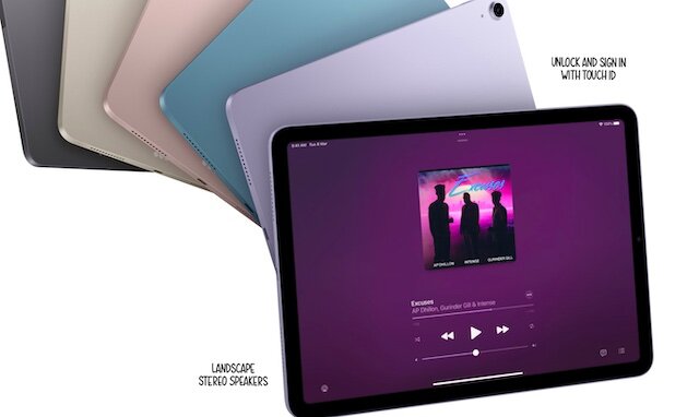 iPad Air 5 couleurs