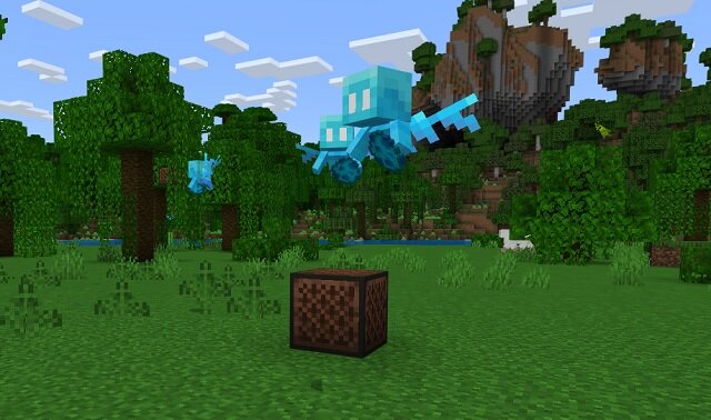 Blocs Allay et Note dans Minecraft