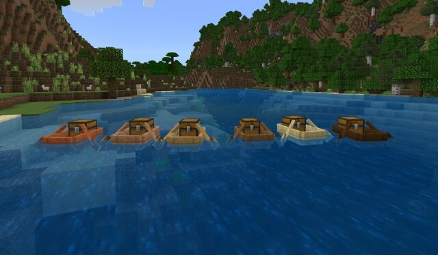 Types de bateaux avec coffres