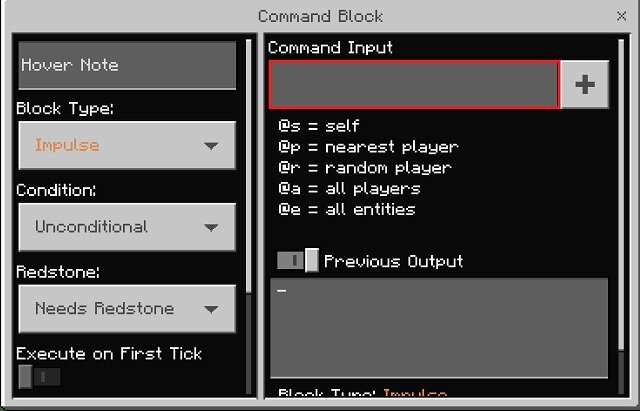 Interface utilisateur du bloc de commande pour Bedrock